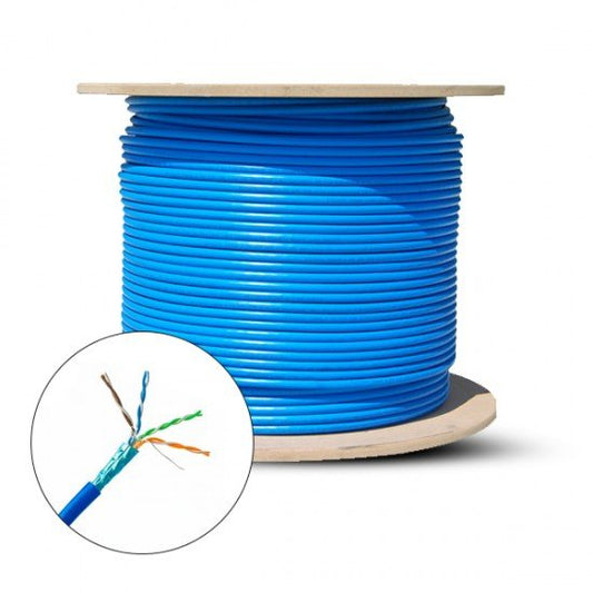 Cat5e Plenum Shielded F/UTP 24AWG Solid Bare Copper ...