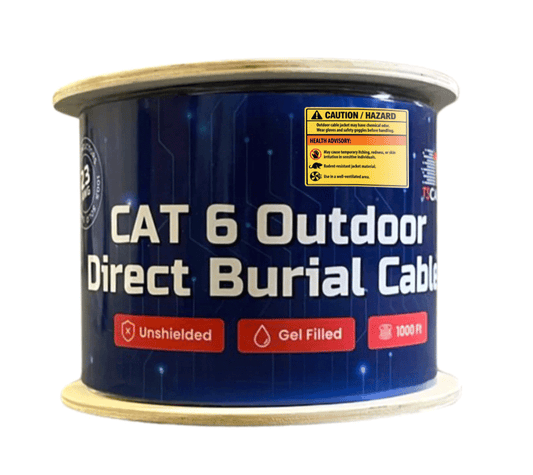 Cat6 Outdoor Direct Burial Gel Filled Unshielded Cable