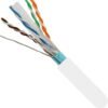 Cat6a Shielded STP Riser Cable White