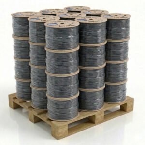 Cat6a Riser Rated Cable | Unshielded (UTP) | Solid Bare Copper | 1000 Ft - Pallet of 36 Reels