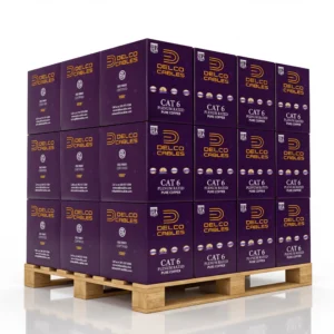 U.S. Made Cat6 UTP Plenum Rated, Pure Copper, 550mhz , ETL Listed | Pallet of 36 Boxes