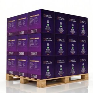 Cat6 Riser Unshielded 100% Solid Bare Copper Ethernet Cable 1000 ft, ETL Listed | Pallet of 36 Boxes